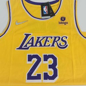 Men's Los Angeles Lakers LeBron James Nike Gold  Swingman Jersey